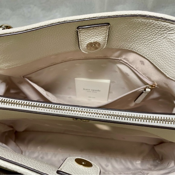 Kate Spade Jackson Straw Triple Compartment Shoulder Bag, EUC - Picture 10 of 16